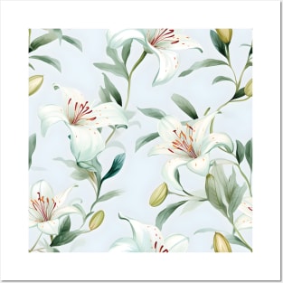 Enchanting Lily Symphony: Floral Harmony! Posters and Art